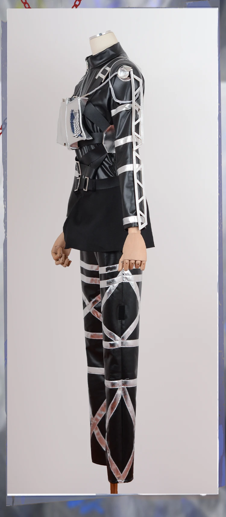 Party Games Kit - ミカサ・アッカーマン衣装進撃の巨人コスプレ服セットスーツ漫画ステージパフォーマンスゲームアニメパーティーハロウィン