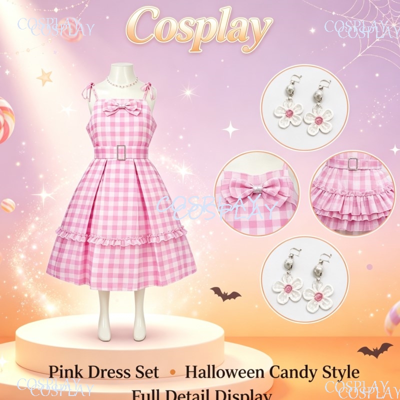 Party Games Popular - ​ ​ アニメドレスアップフルコスチューム ハロウィンテーマパーティー ロールプレイ ピンクプリンセス