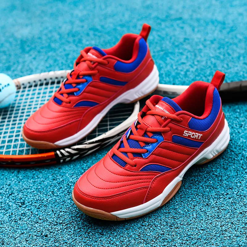 Badminton Set Garden - 男性用テニスシューズ通気性アウトドアスポーツジム女性バドミントンユニセックスカジュアル男性スニーカーバレーボールザパティージャスデテニス