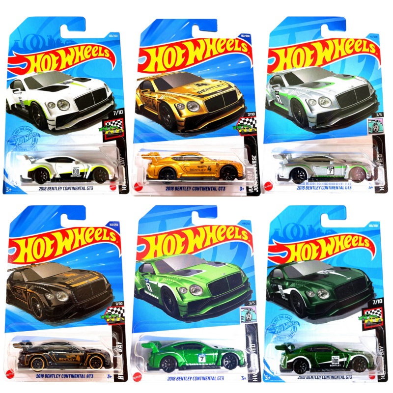 Mattel Toy Hot Wheels - ホットホイールズ マテル 2018 ベントレー コンチネンタル GT3