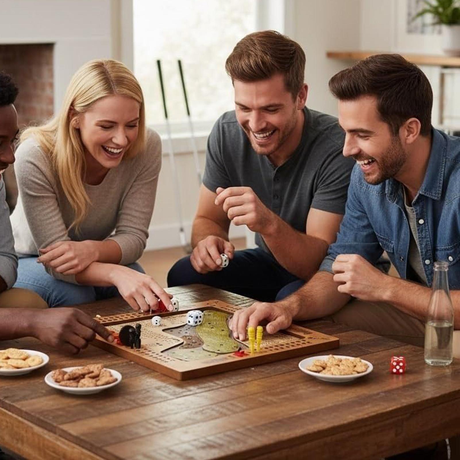 ゴルフダイスゲーム 木製 挑戦的なゴルフおもちゃ パーティー - Party Games Console のレビューと価格