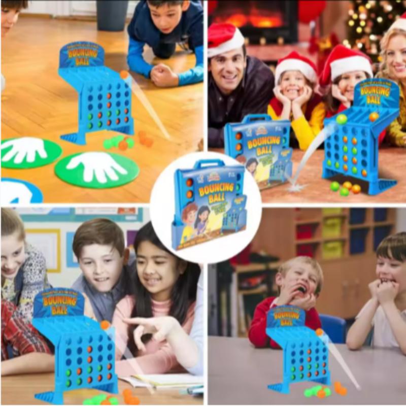 バウンシングリンクショットボードゲーム、コネクト4ショットバ - Party Games Kids のレビューと価格