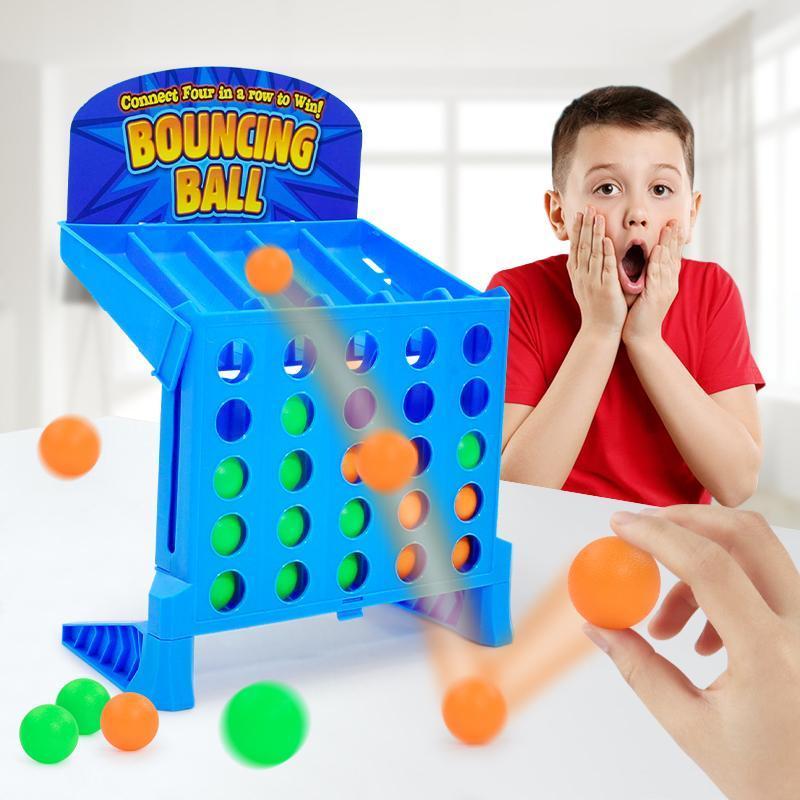 バウンシングリンクショットボードゲーム、コネクト4ショットバ - Party Games Kids のレビューと価格