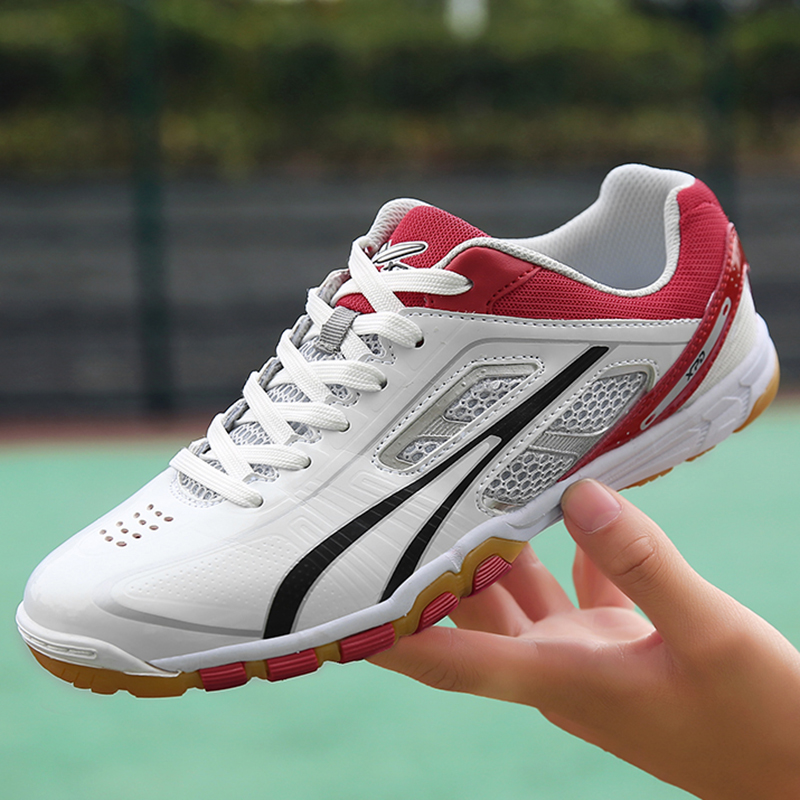 プロの卓球シューズ男性と女性のためのスポーツアウトドア男性バ - Badminton Set Garden のレビューと価格