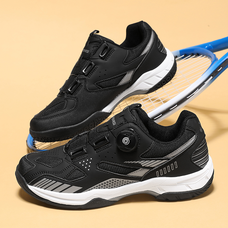 新しい男性テニスシューズバドミントンシューズカップルスニーカ - Badminton Set Garden のレビューと価格