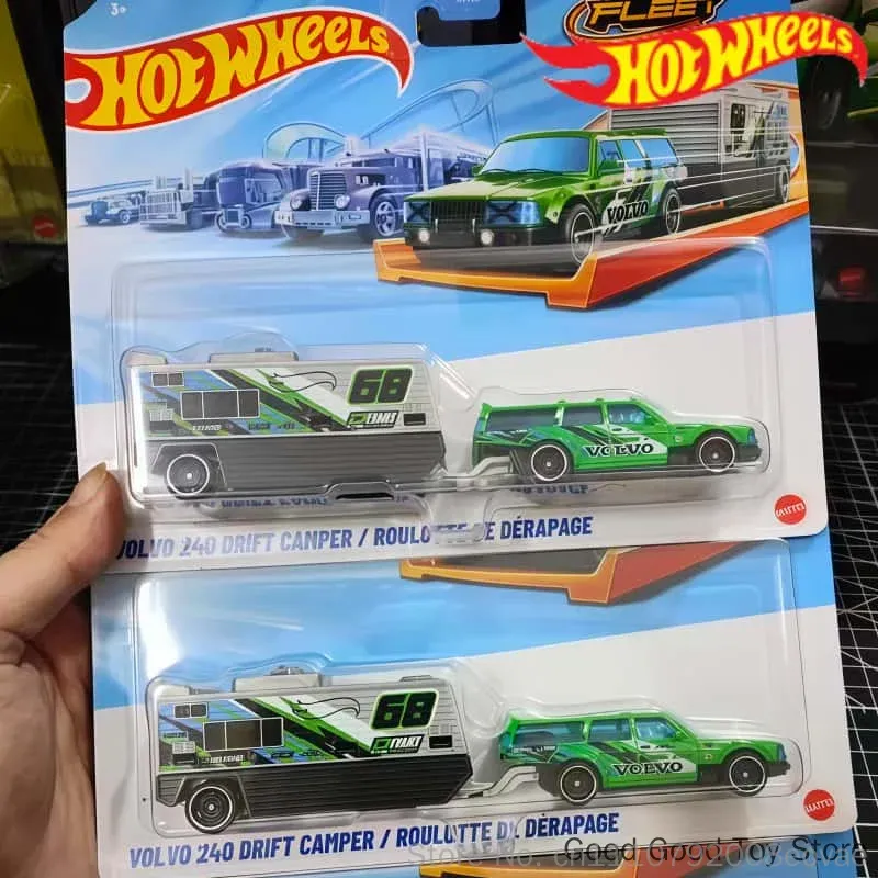 本物のホットウィール合金製カーモデル、ボルボ240、ドリフト - Mattel Toy Hot Wheels のレビューと価格