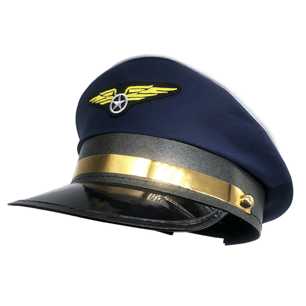 子供ハロウィンコスチューム航空機キャプテンの制服コスプレ帽子 - Party Games Kids のレビューと価格