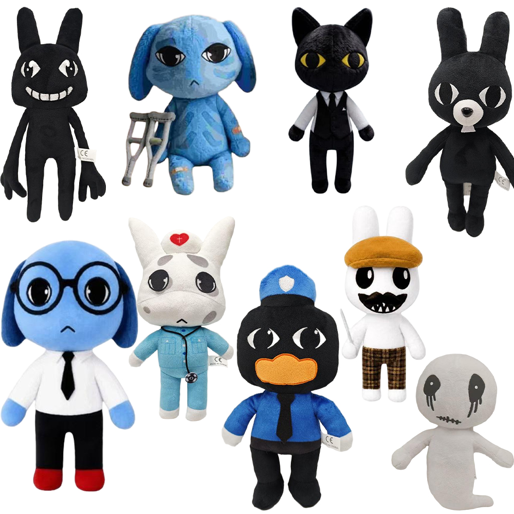 かわいいホラーアニマル病院のぬいぐるみ、青い犬、ペンギン、ウ - Party Games Easter For Kids のレビューと価格