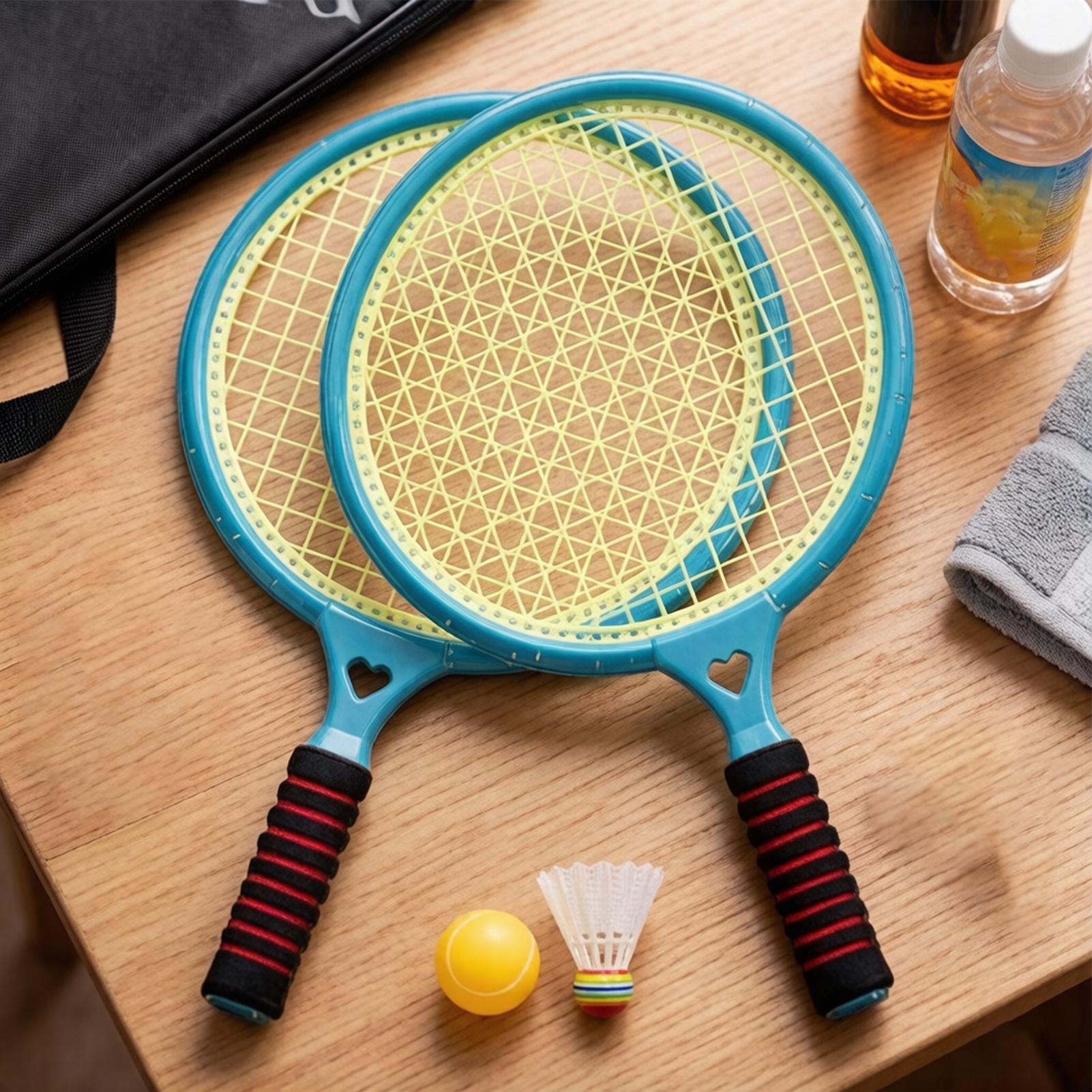 子供用バドミントンラケット子供用屋外テニスゲームバドミントン - Badminton Set Garden のレビューと価格